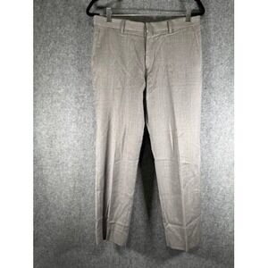 Hugo Boss Mens Dress Pants MEN 30R Gray Trousers Business Casual Career